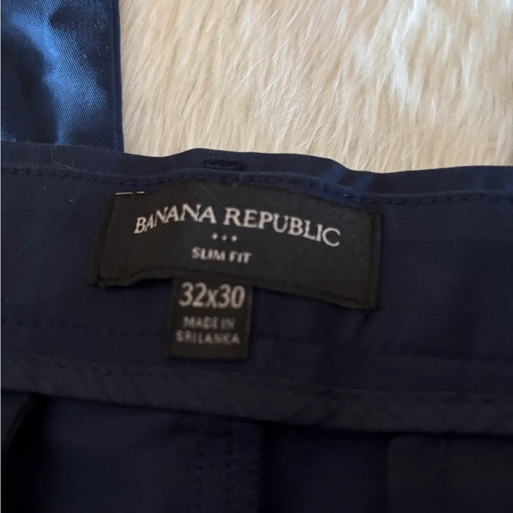 Banana Republic Men's Dark Blue Chinos